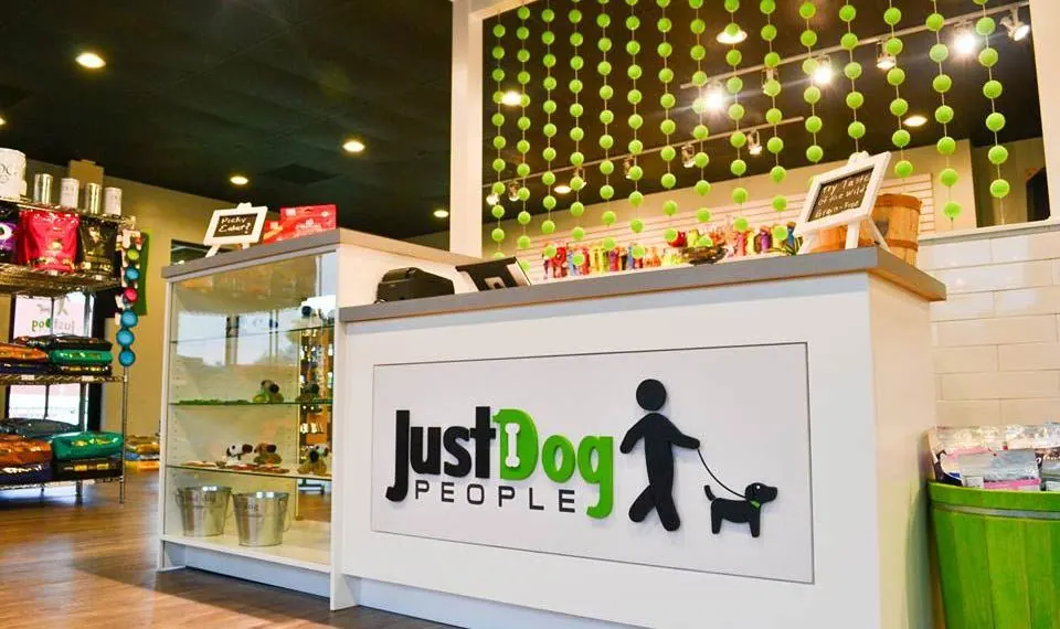 Inside the Just Dog People pet store