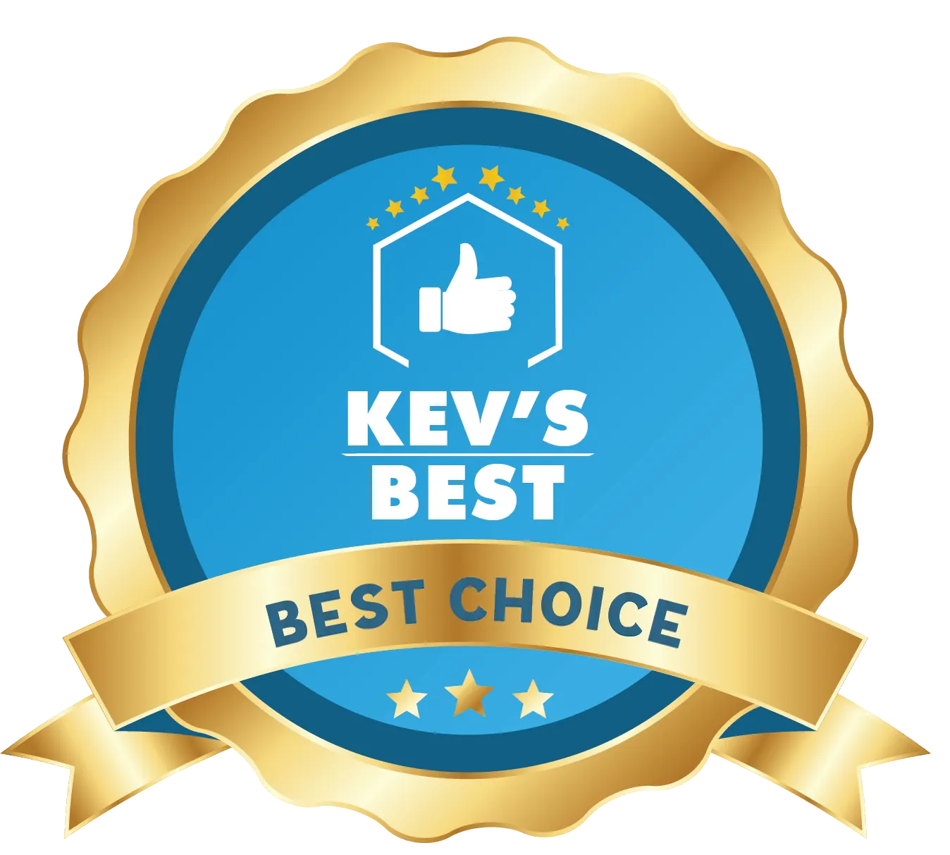 Kev's Best - Best Choice award badge