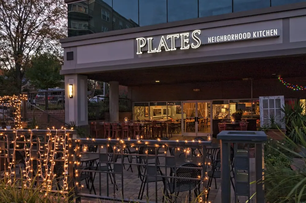 Patio at Plates Neighborhood Kitchen in Raleigh