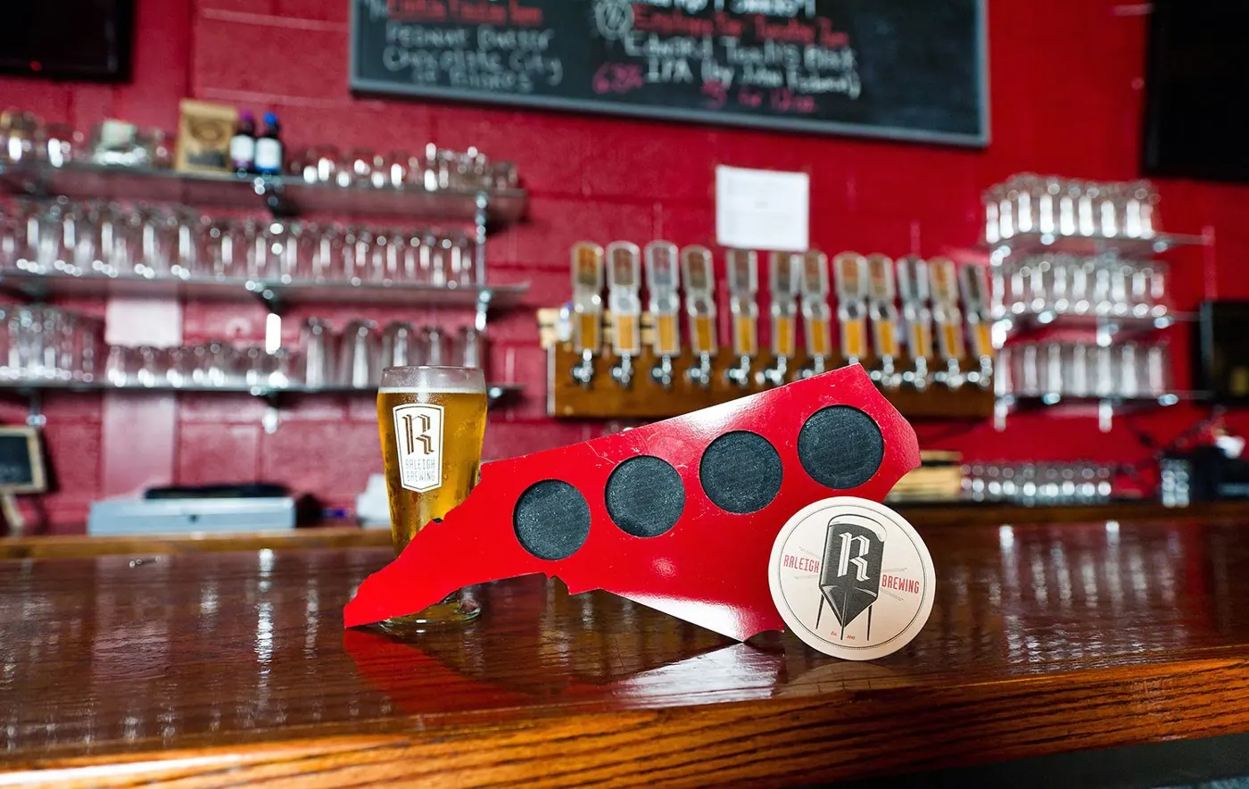 Bar at Raleigh Brewing Company