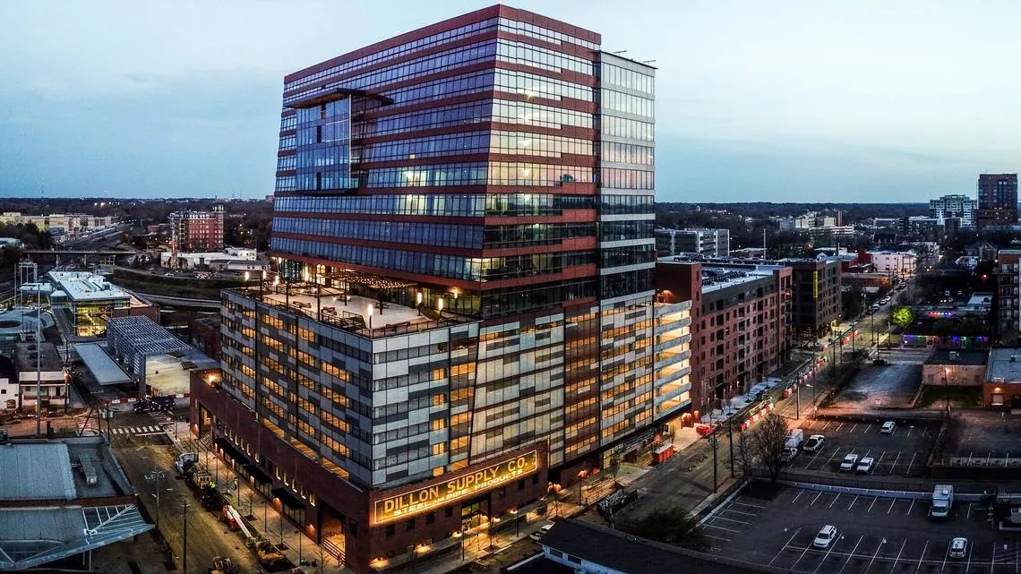 The Dillon building in Raleigh's Warehouse District