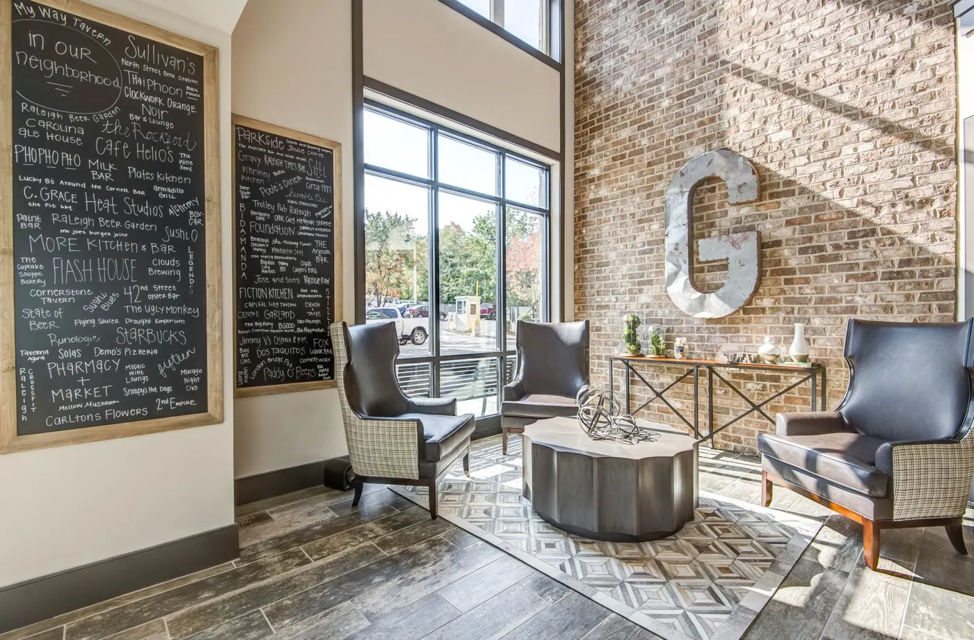 Lobby of The Gramercy apartments