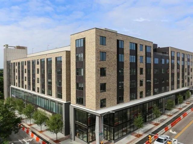 The L apartments building in Raleigh